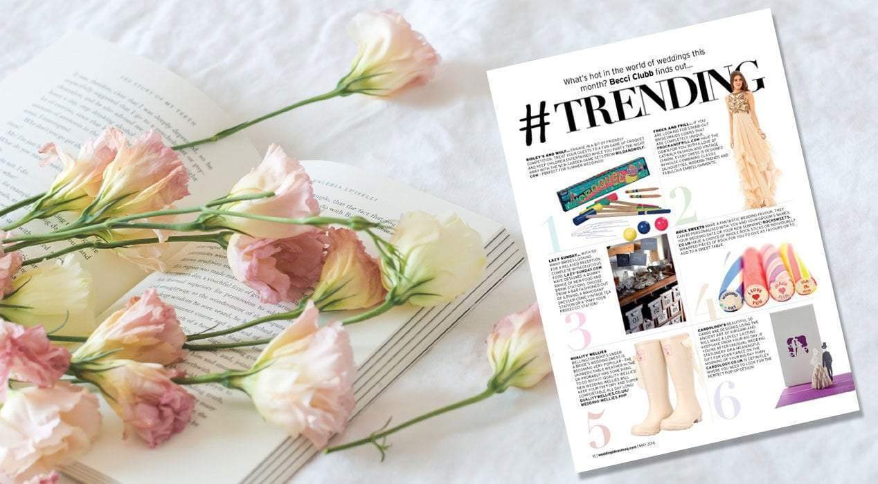 #Trending - IDO Wedding Wellies in Wedding Magazine