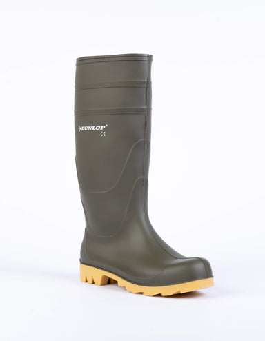 Dunlop Mens Green Pacemaker Wellington Boots | Dunlop- Evercreatures® Official