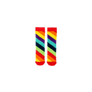 Squelch Wellies Minis Socks - Diagonal Rainbow | Squelch Wellies- Evercreatures® Official