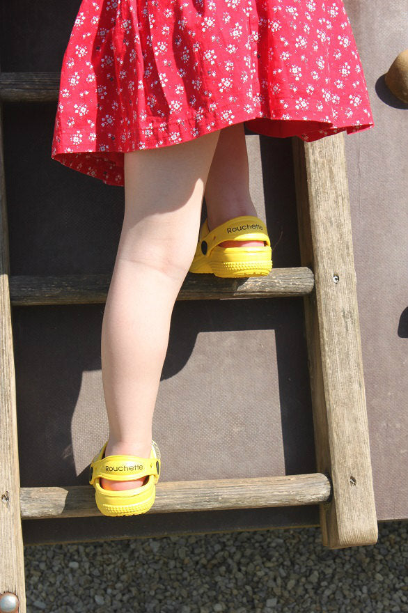 Rouchette Axel Kids Clog - Yellow