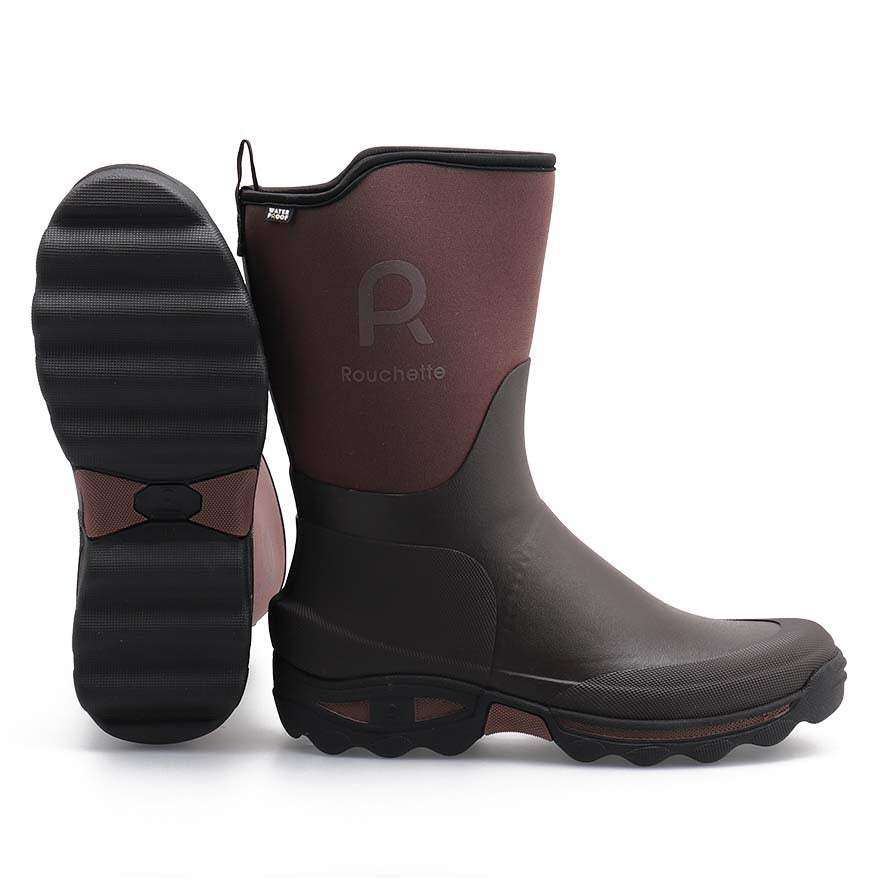 Rouchette Clean Garden Half Boot - Brown