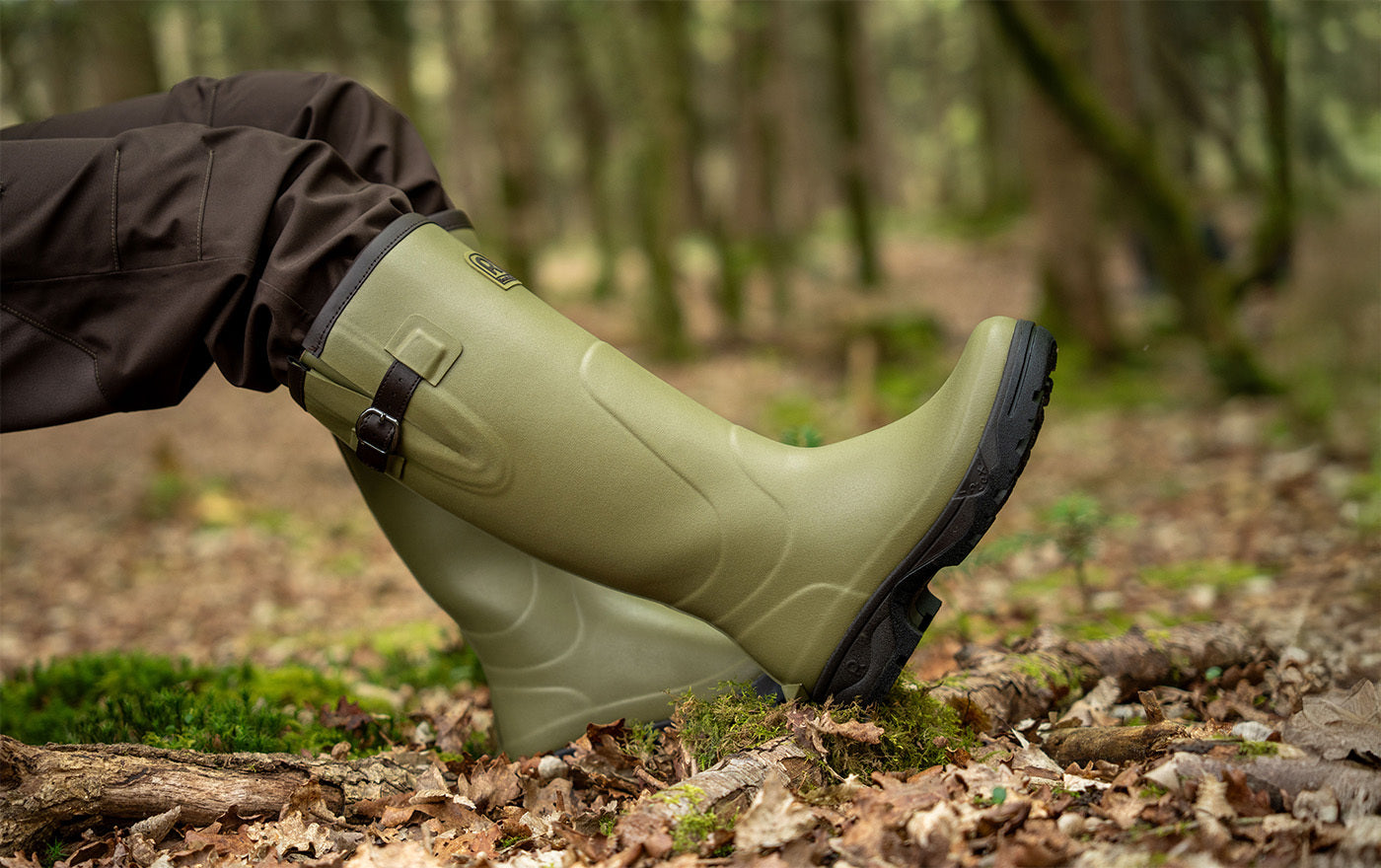 Rouchette Veneur Neoprene Lady Boot - Khaki