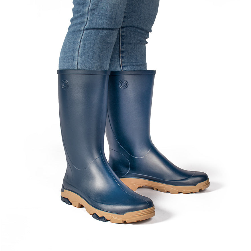 Rouchette Remoove Wellington Boots - Navy