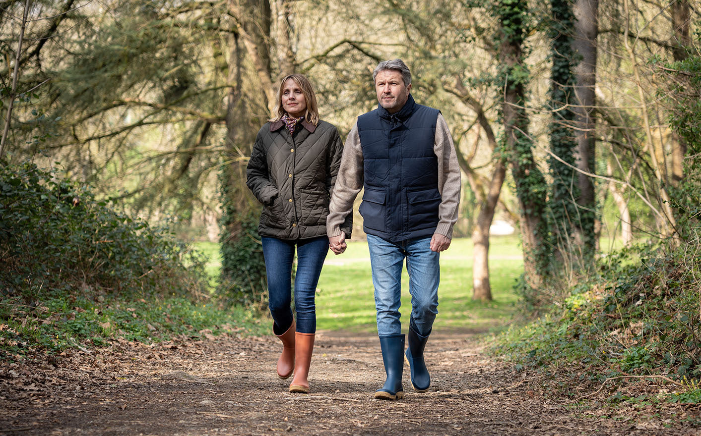 Rouchette Remoove Wellington Boots - Navy