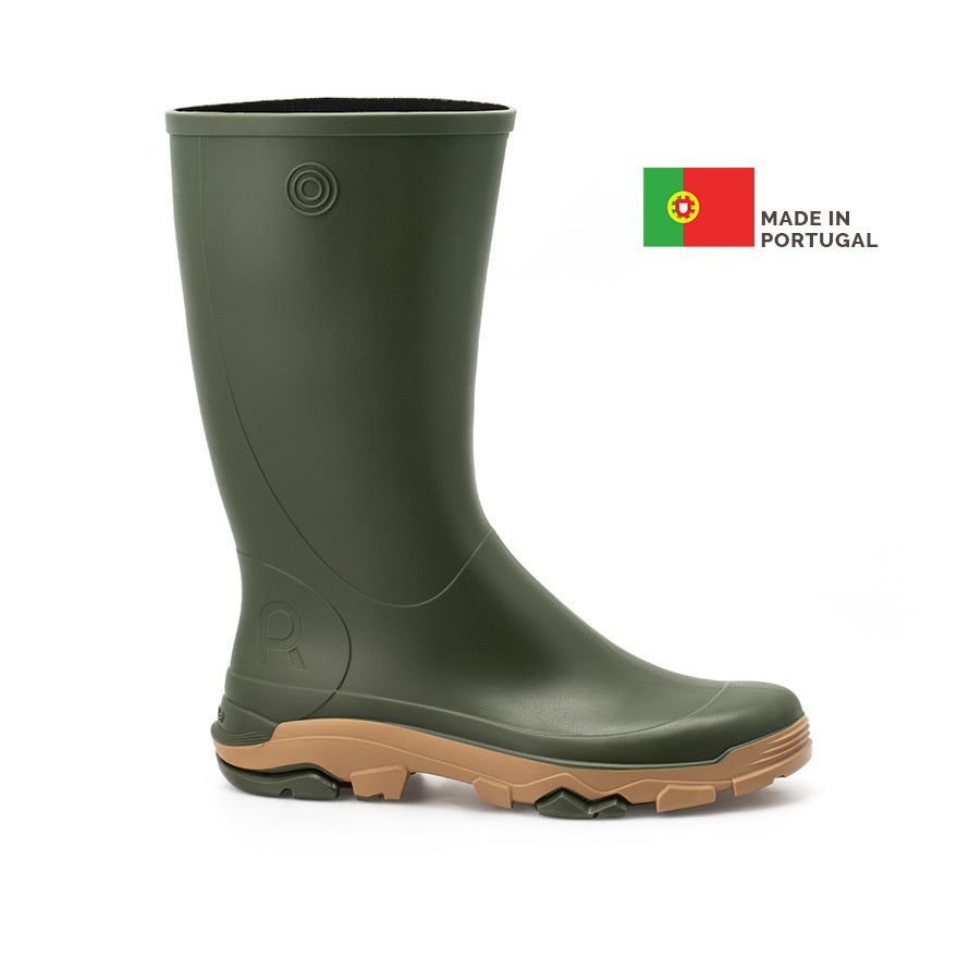 Rouchette Remoove Wellington Boots - Khaki