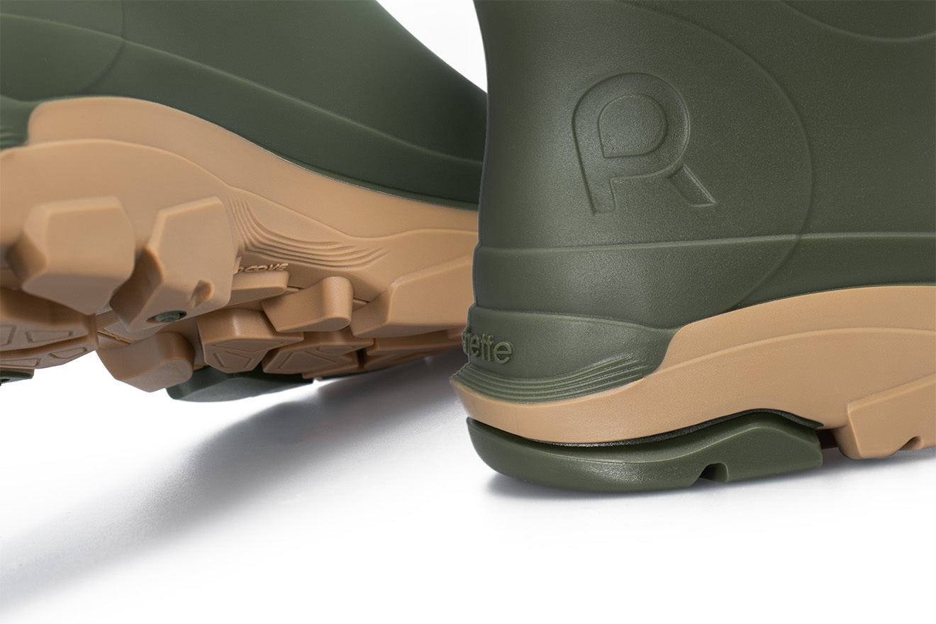Rouchette Remoove Wellington Boots - Khaki