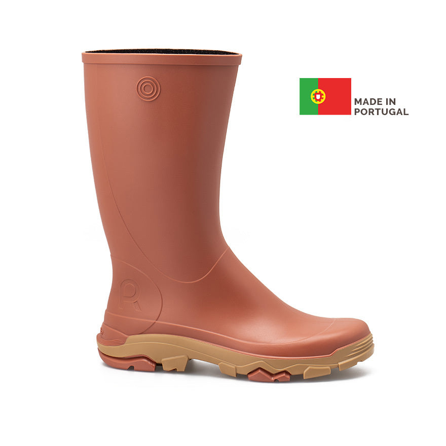 Rouchette Remoove Wellington Boots - Terracotta