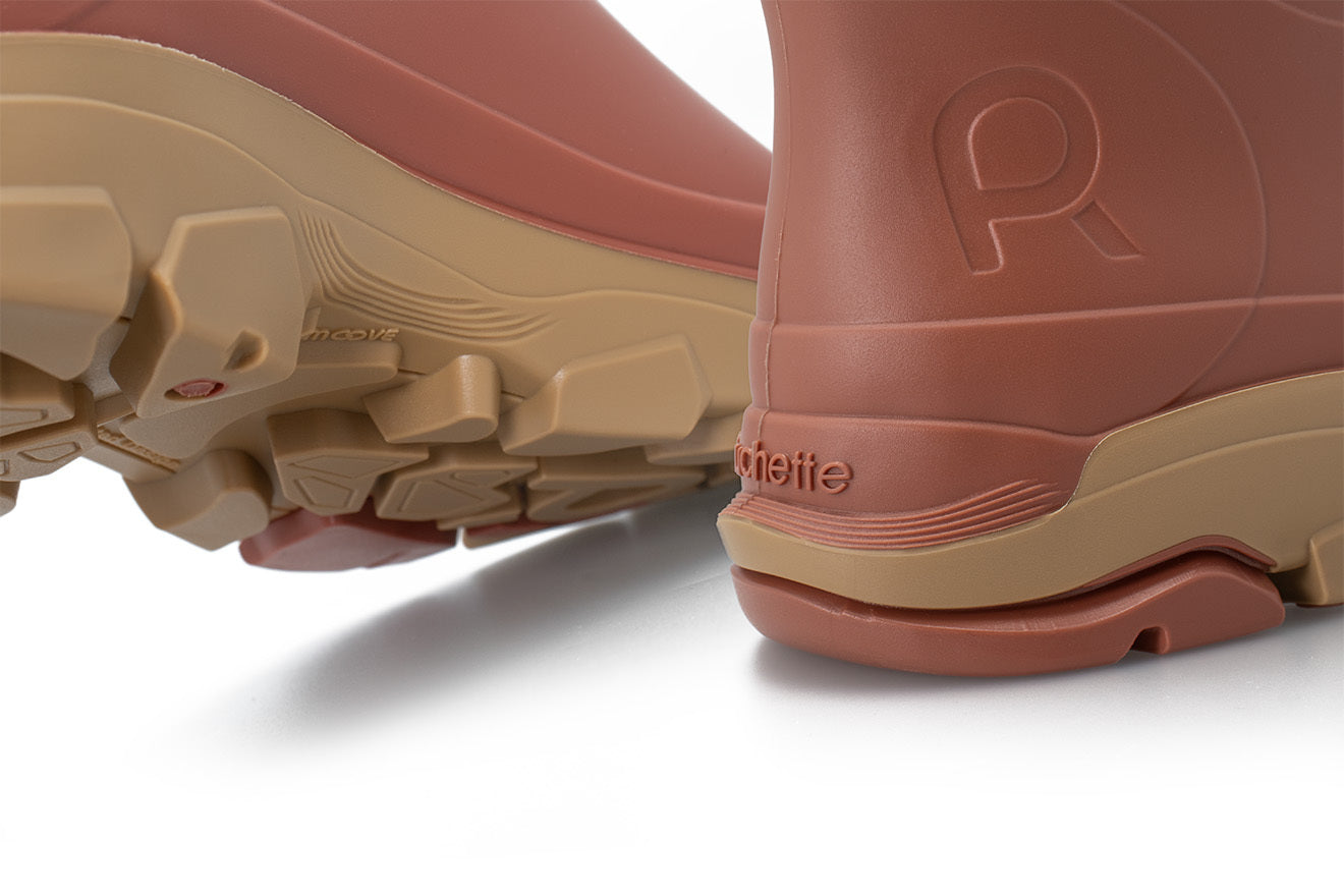 Rouchette Remoove Wellington Boots - Terracotta