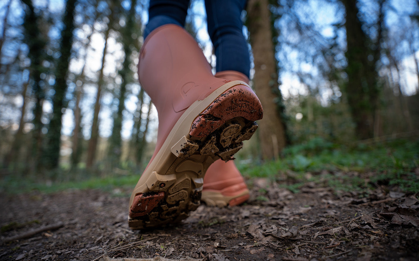 Rouchette Remoove Wellington Boots - Terracotta
