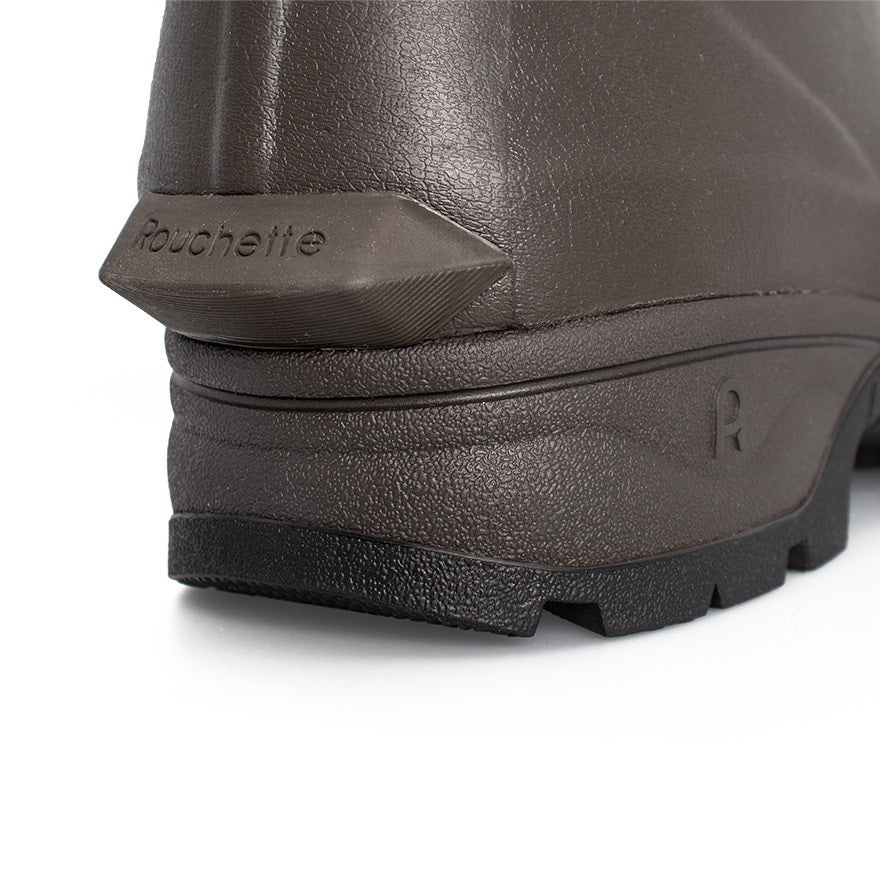 Rouchette Veneur Neoprene Zip Boot - Brown
