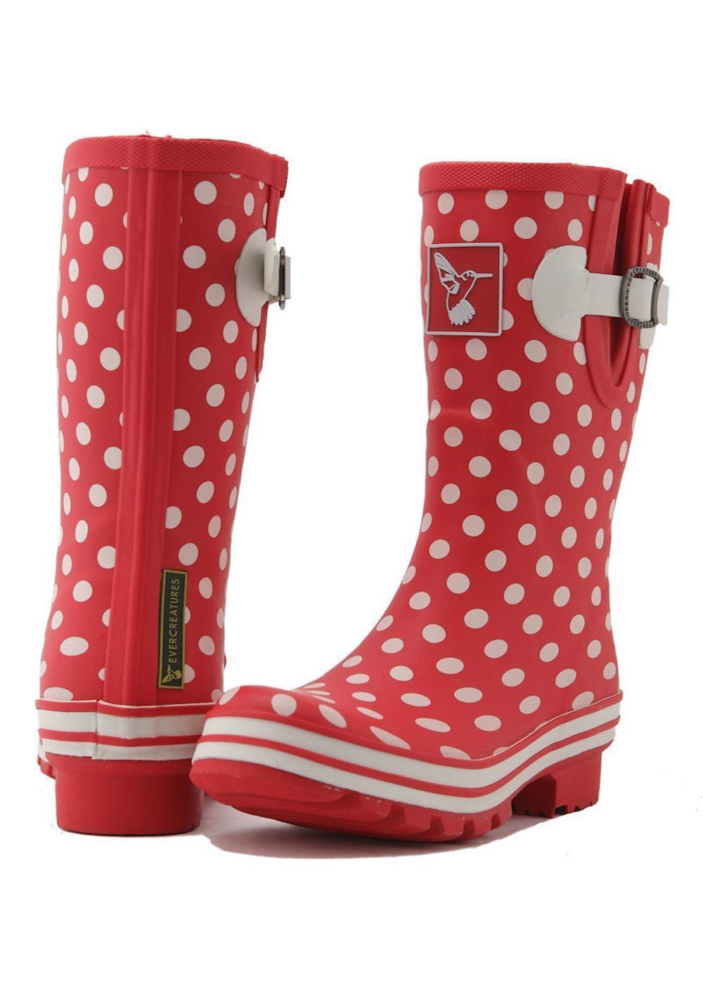 Polka dot wellington boots 2025