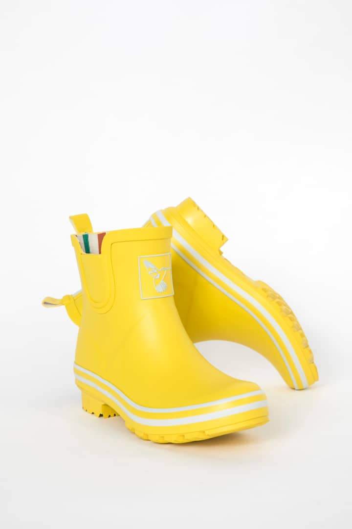 Evercreatures Yellow Meadow Ankle Wellies | Evercreatures- Evercreatures® Official