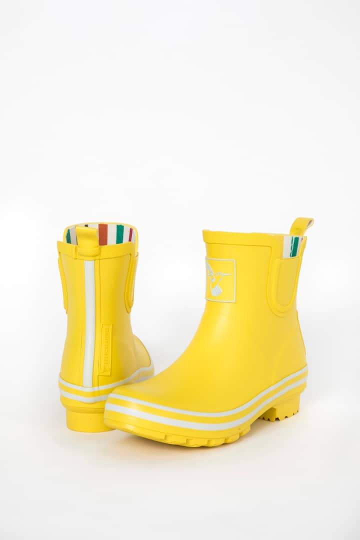 Evercreatures Yellow Meadow Ankle Wellies | Evercreatures- Evercreatures® Official