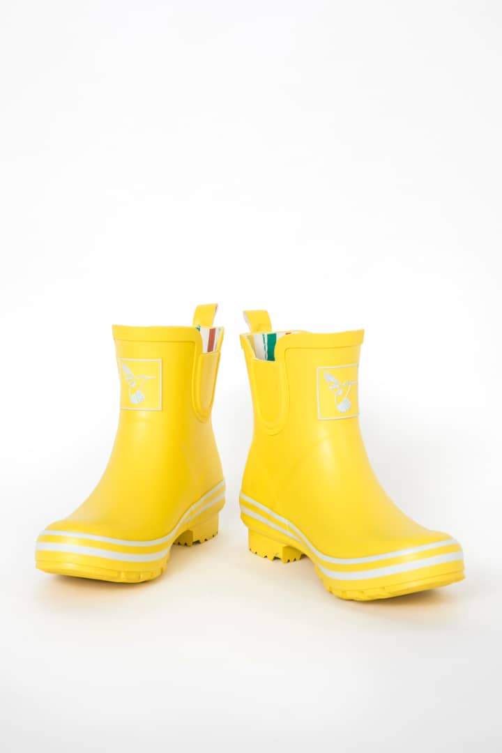 Evercreatures Yellow Meadow Ankle Wellies | Evercreatures- Evercreatures® Official