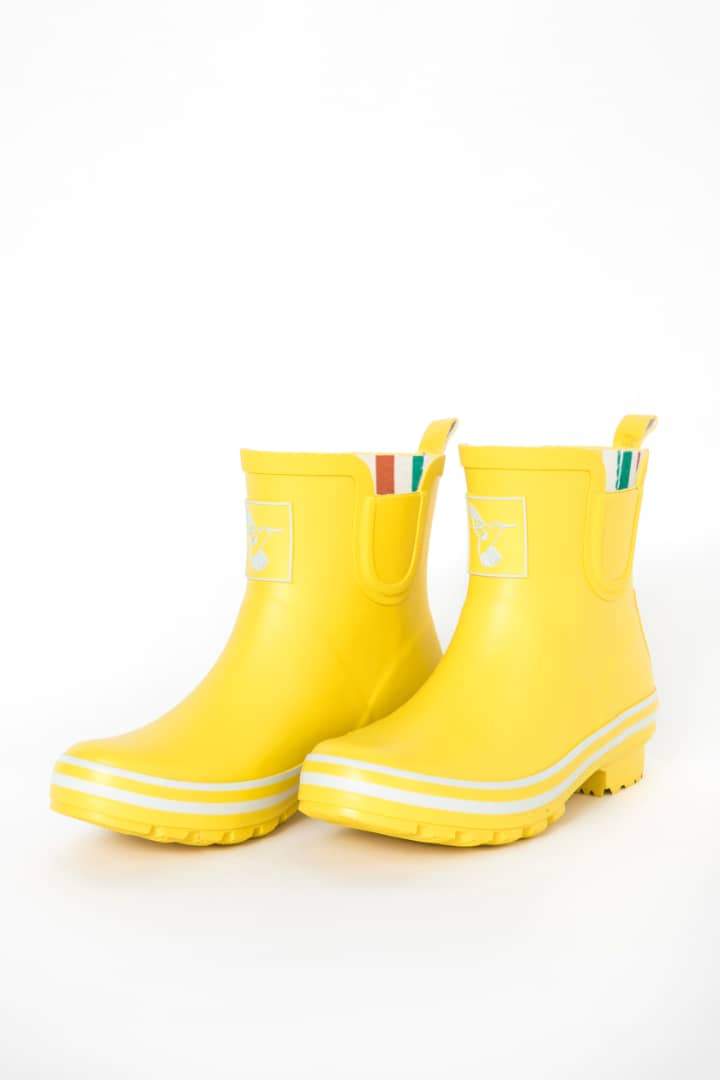 Evercreatures Yellow Meadow Ankle Wellies | Evercreatures- Evercreatures® Official