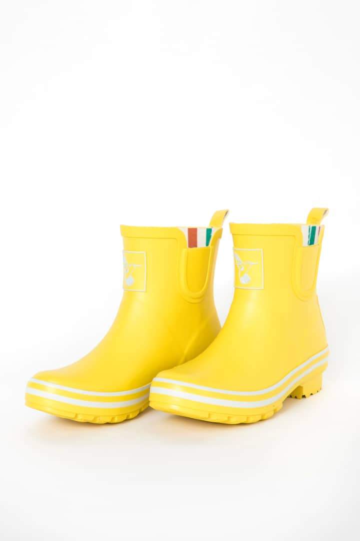 Yellow top wellies womens