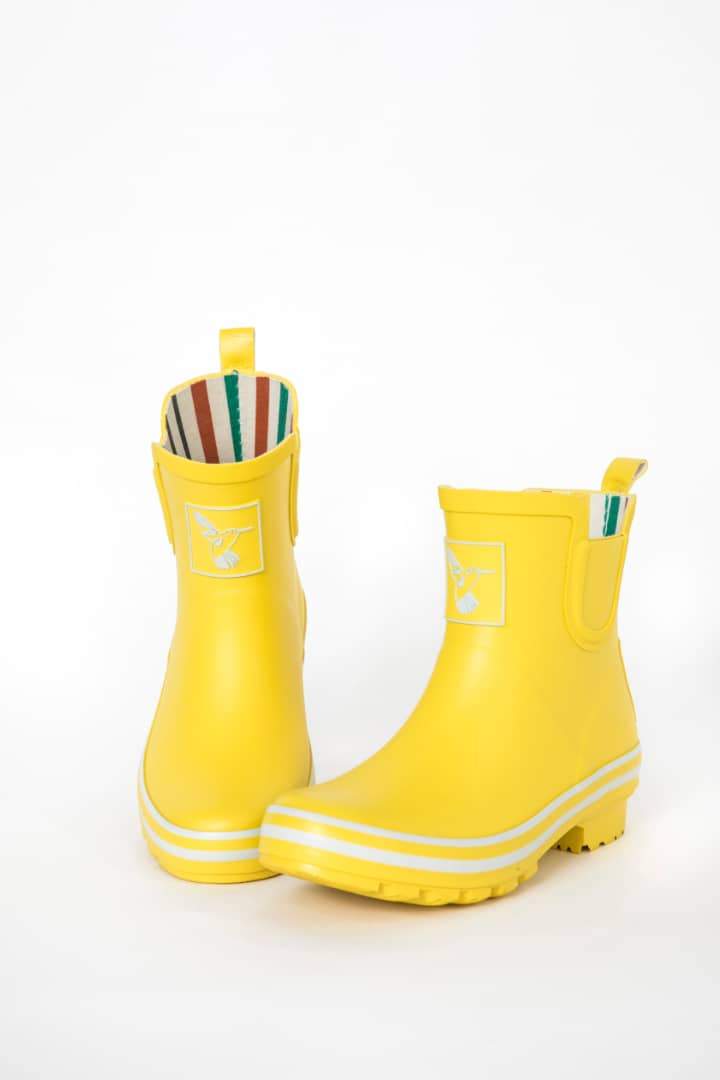 Evercreatures Yellow Meadow Ankle Wellies | Evercreatures- Evercreatures® Official