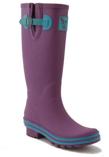 Evercreatures Eggplant Tall Wellies | Evercreatures- Evercreatures® Official