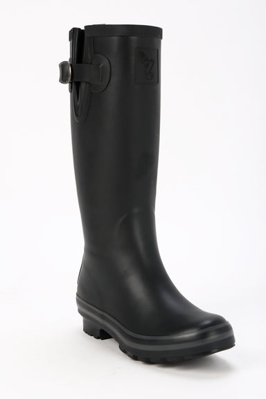 Evercreatures All Black Plain Tall Wellies | Evercreatures- Evercreatures® Official