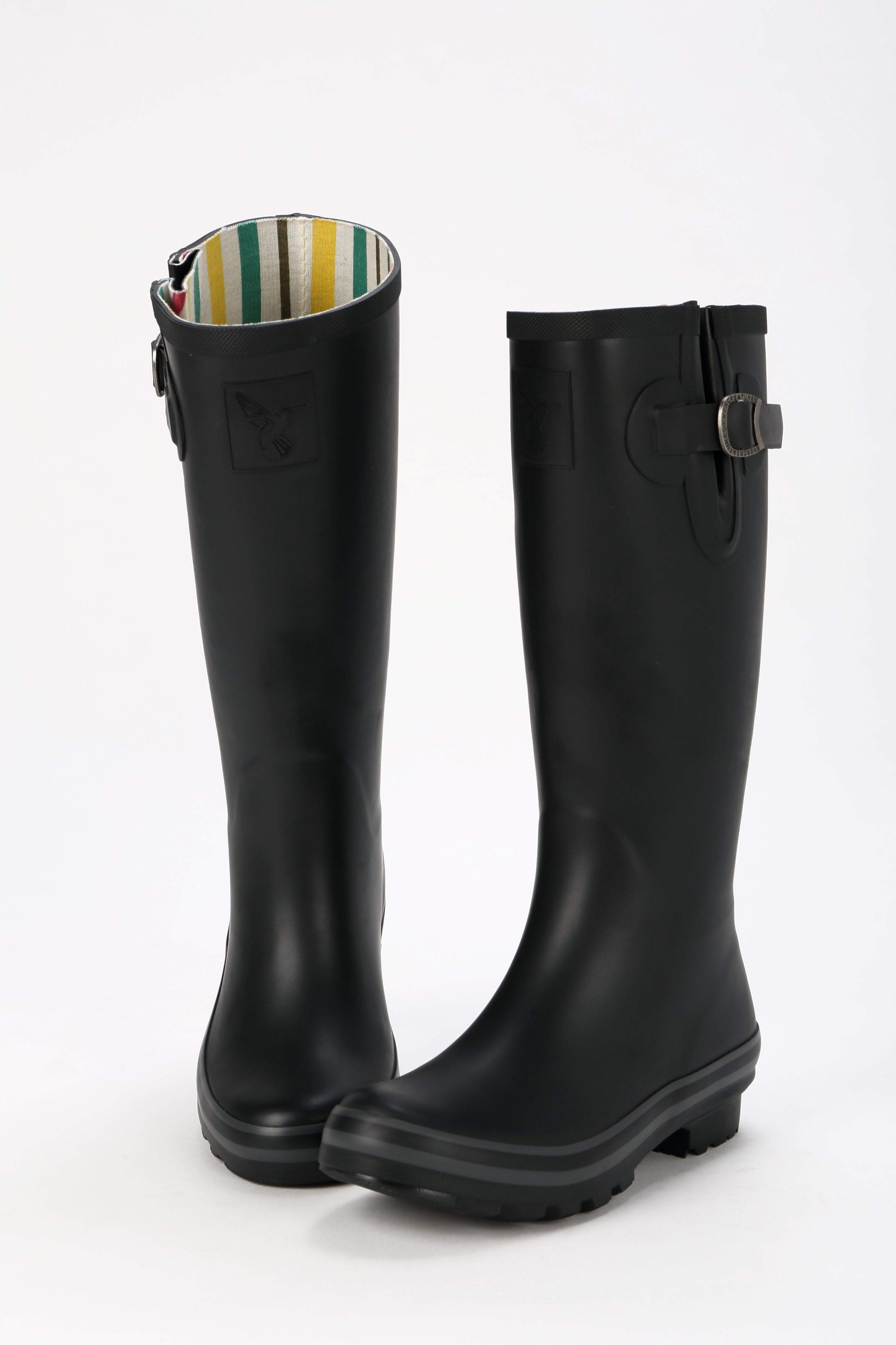 Evercreatures All Black Plain Tall Wellies | Evercreatures- Evercreatures® Official