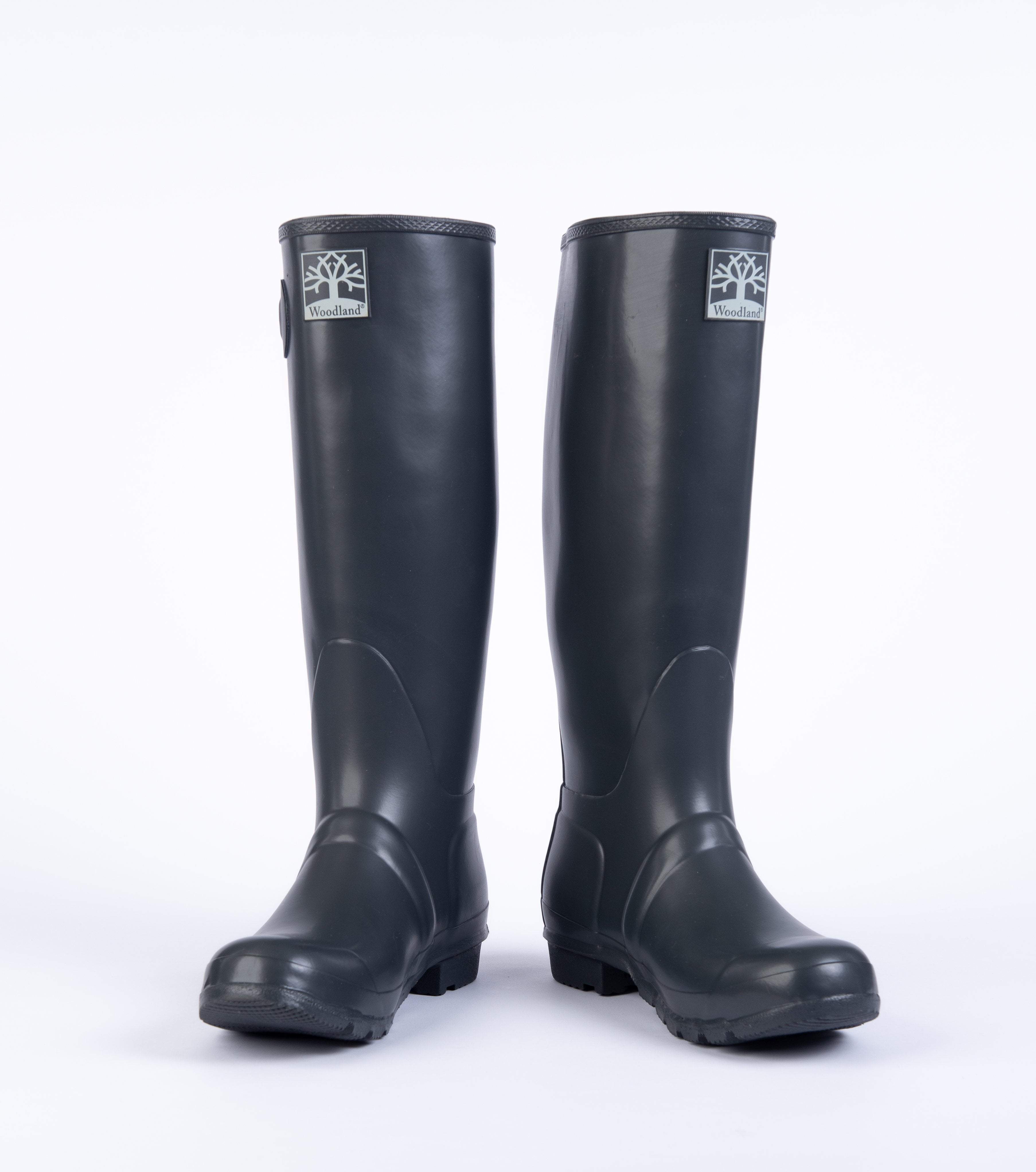 Woodland Mens Plain Navy Wellington Boots | Woodland- Evercreatures® Official