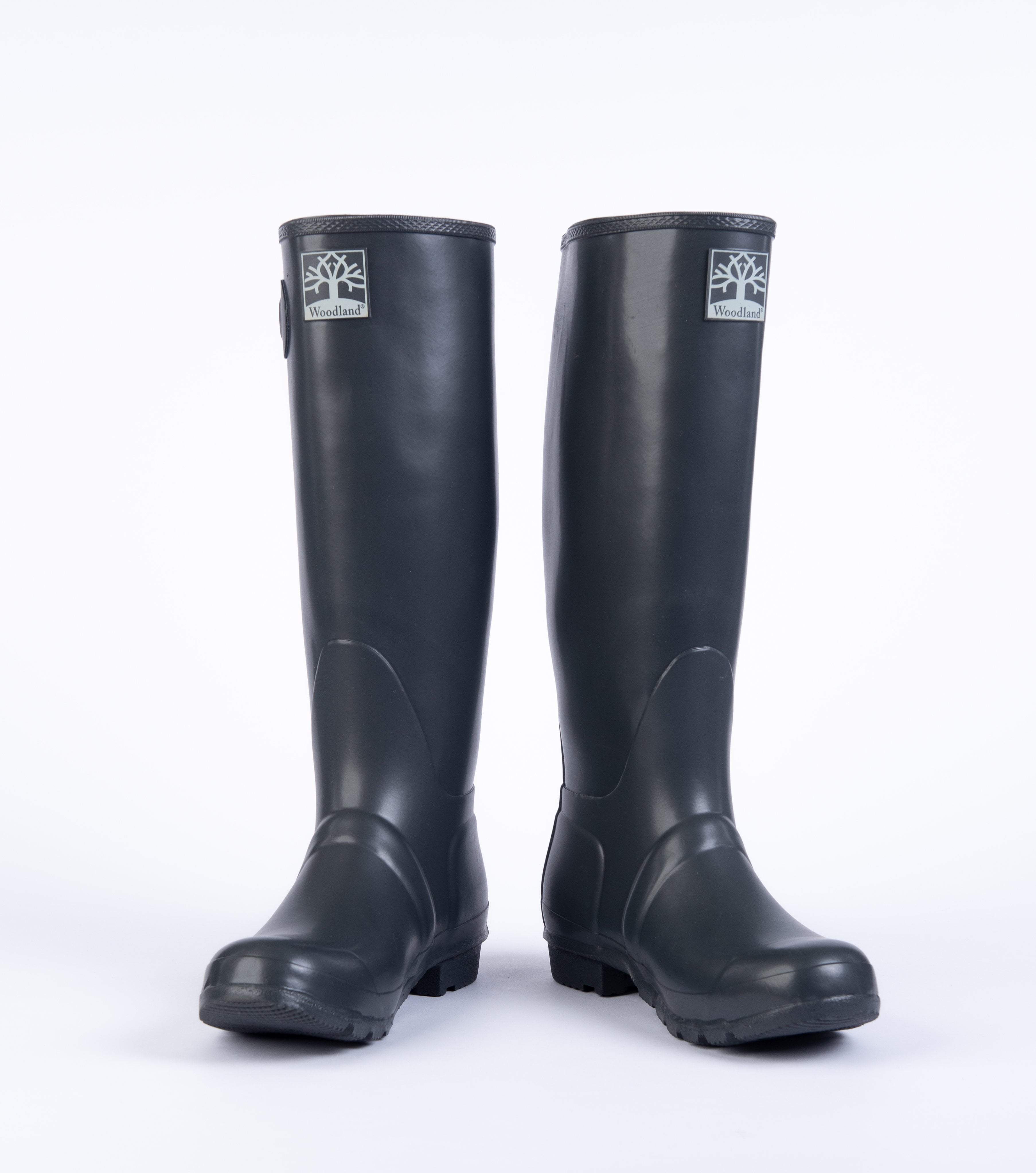 Woodland Womens Plain Navy Wellington Boots | Woodland- Evercreatures® Official