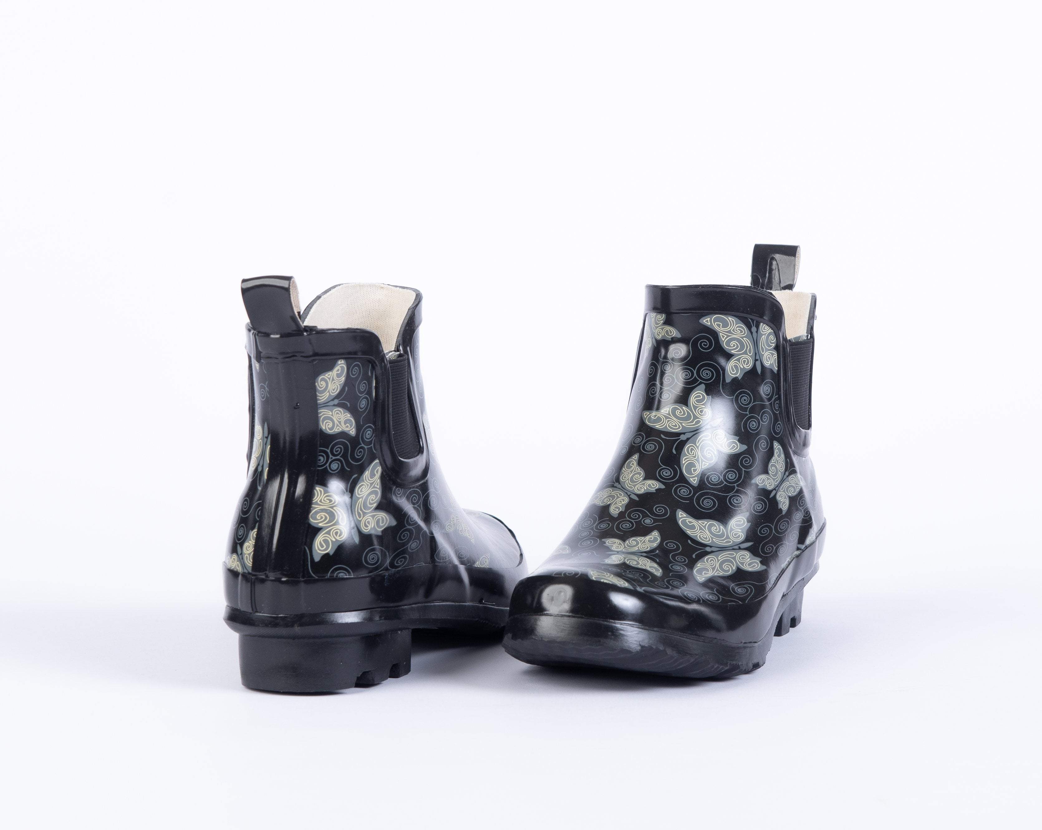Woodland Womens Butterfly Chelsea Wellington Boots | Woodland- Evercreatures® Official
