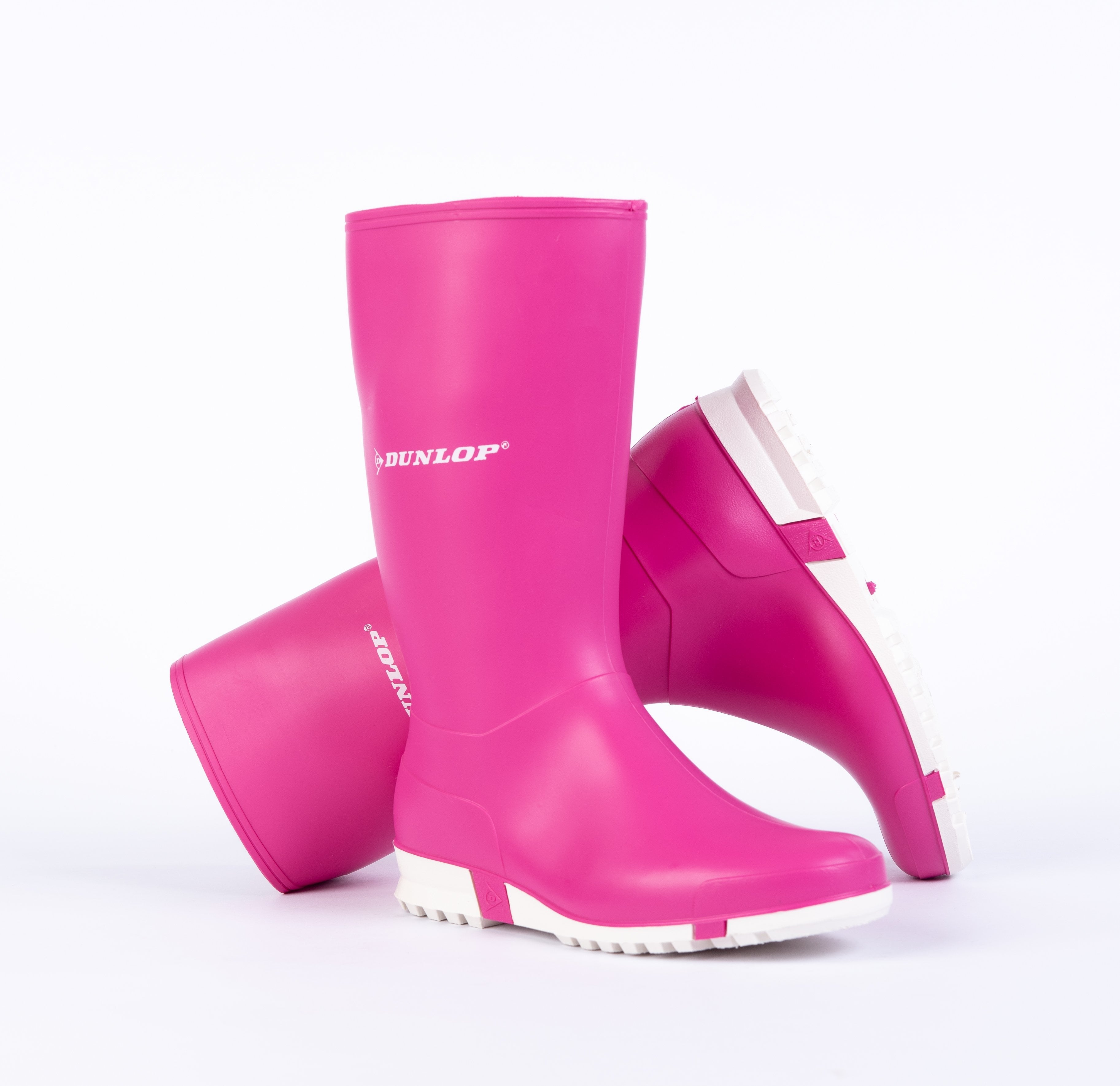 Dunlop Kids Pink GoGo Wellington Boots | Dunlop- Evercreatures® Official