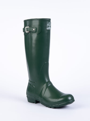 Woodland Womens Plain Green Wellington Boots | Woodland- Evercreatures® Official