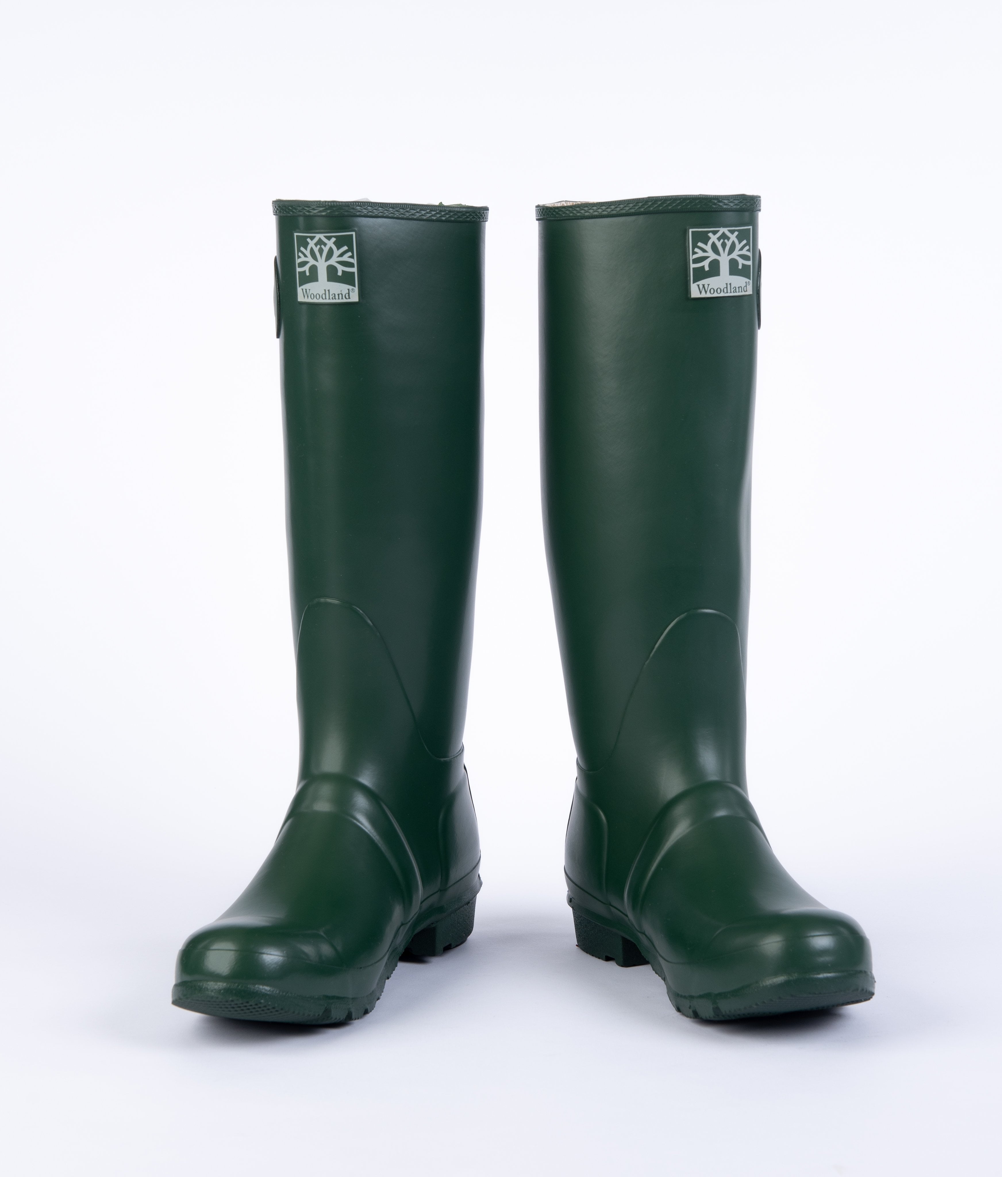 Woodland Womens Plain Green Wellington Boots | Woodland- Evercreatures® Official