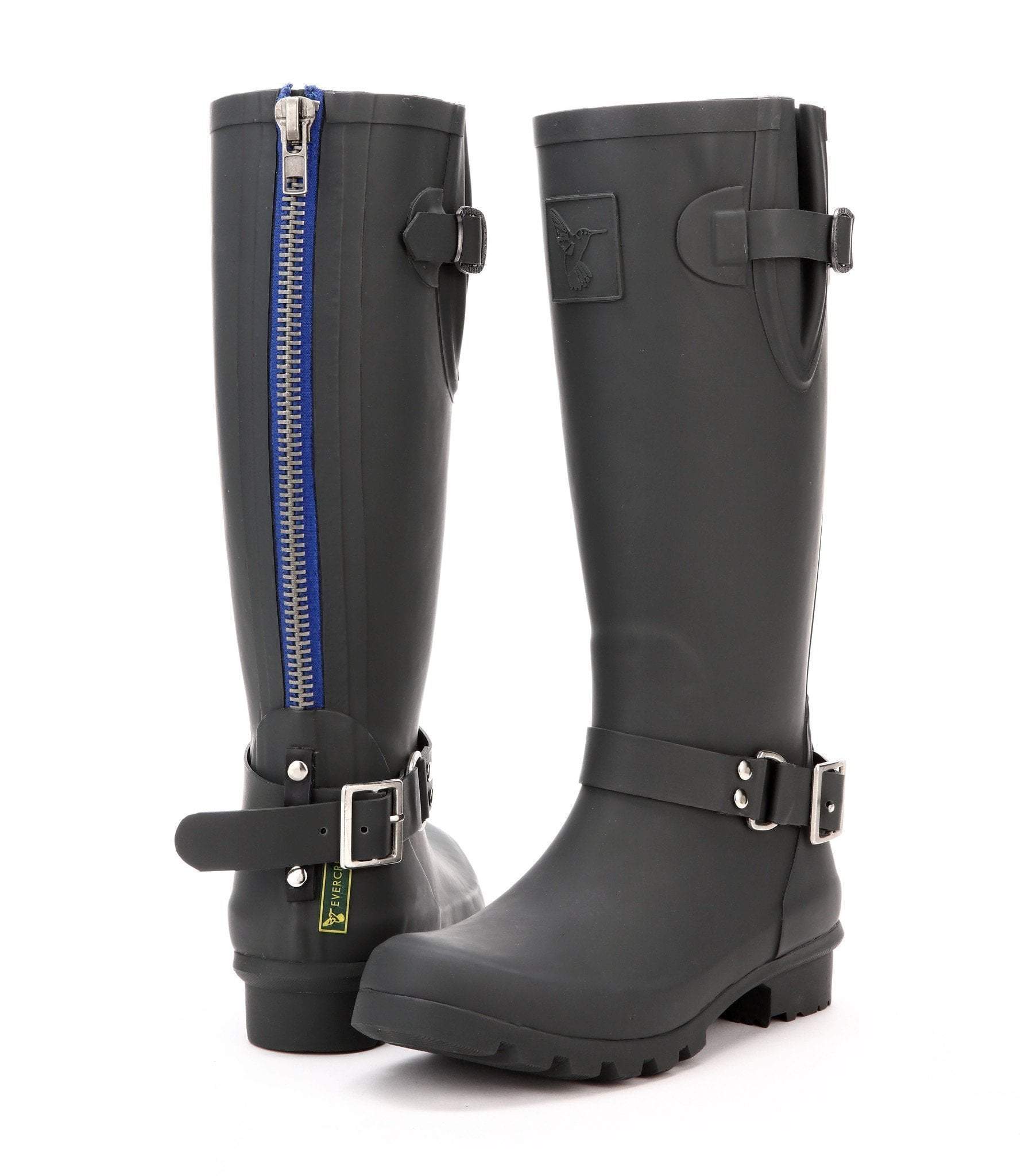 Evercreatures Triumph Charcoal Tall Wellies | Evercreatures- Evercreatures® Official