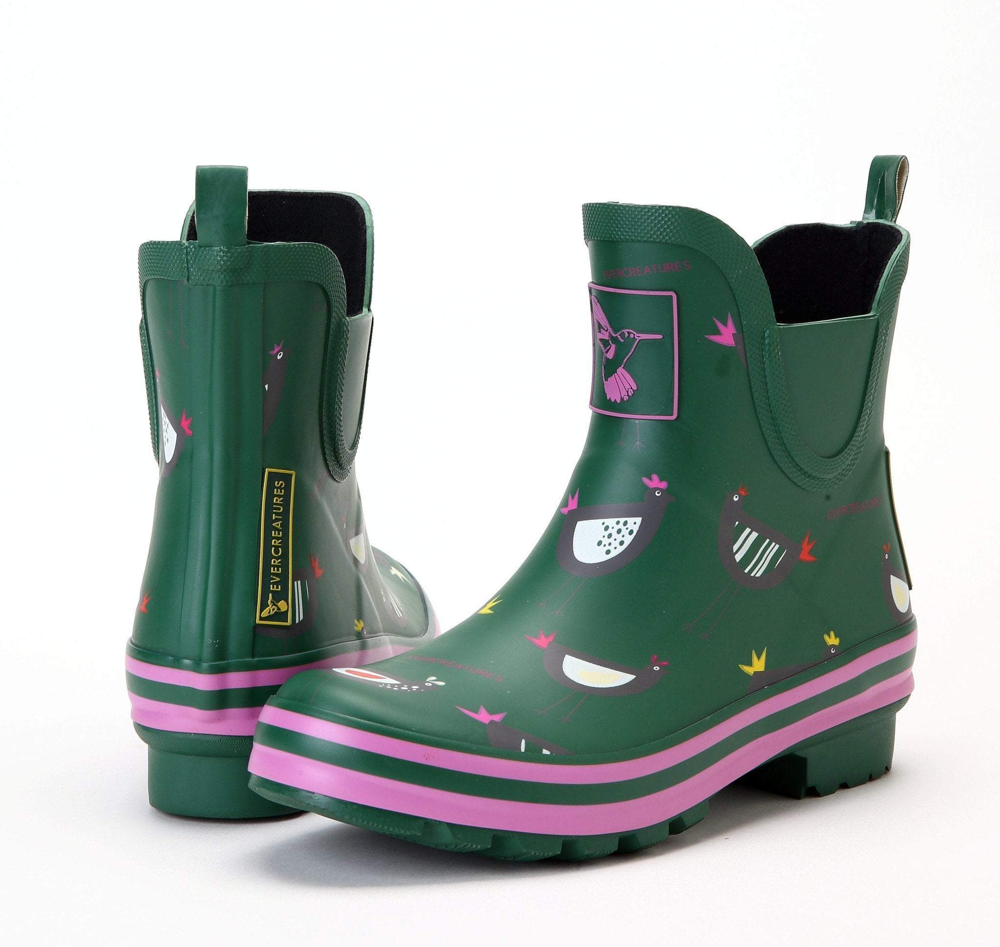 Evercreatures Chicken Meadow Ankle Wellies | Evercreatures- Evercreatures® Official