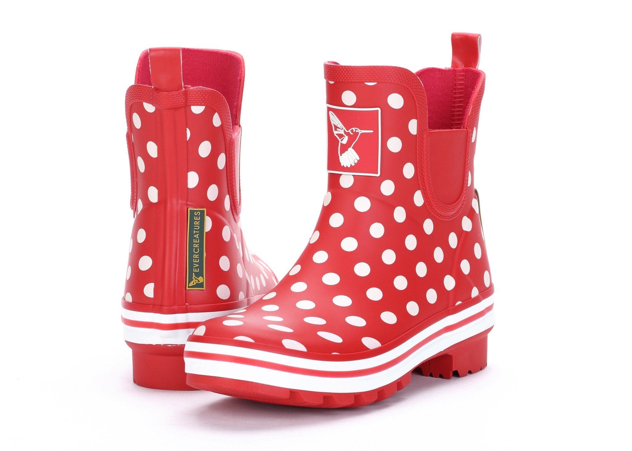 Evercreatures Polka Dot Meadow Ankle Wellies | Evercreatures- Evercreatures® Official