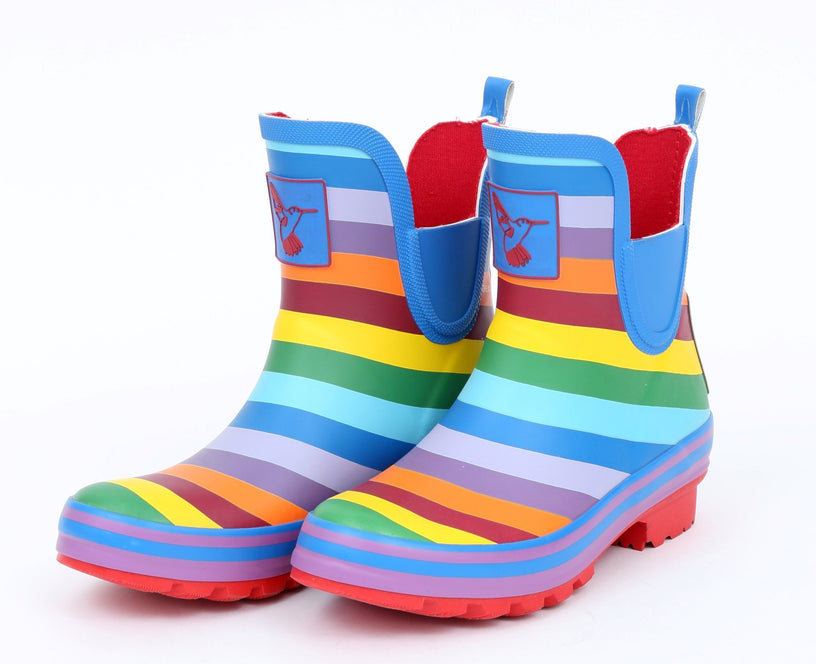 Evercreatures Rainbow Meadow Ankle Wellies | Evercreatures- Evercreatures® Official