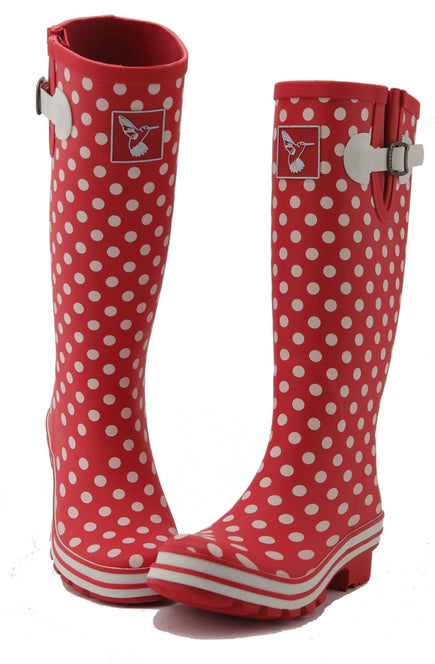 Evercreatures Polka Tall Wellies | Evercreatures- Evercreatures® Official