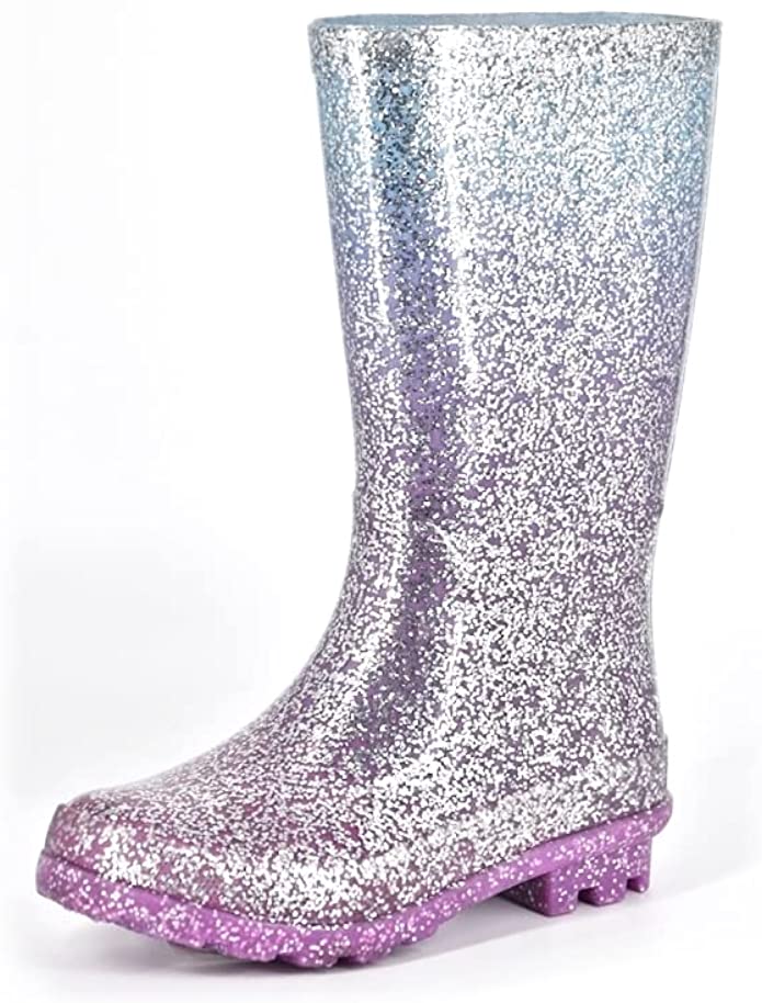 Woodstock Girls Pink Glitter PVC Boots | Woodstock- Evercreatures® Official