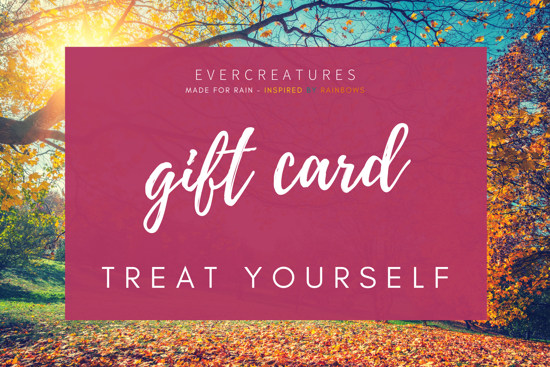 Evercreatures Gift Vouchers | Evercreatures® Official- Evercreatures® Official