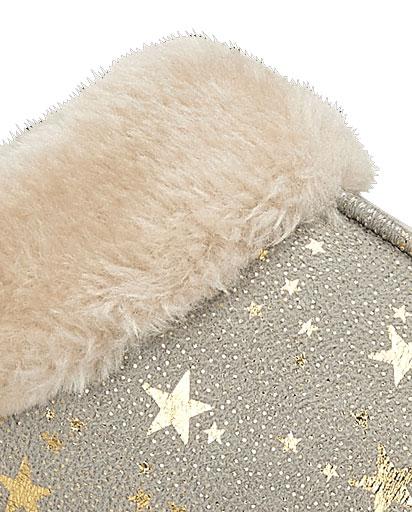 Tally Light Grey Star Slipper - Light Grey | Evercreatures- Evercreatures® Official