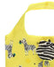 Zoe Zebra Foldable Shopping Bag - Yellow | Evercreatures- Evercreatures® Official