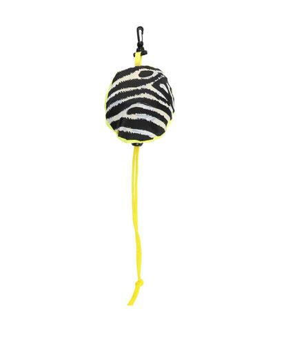 Zoe Zebra Foldable Shopping Bag - Yellow | Evercreatures- Evercreatures® Official