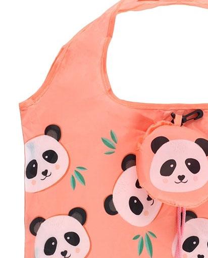 Penny Panda Foldable Shopper - Pink | Evercreatures- Evercreatures® Official