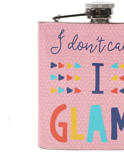 Secret Glamper Hip Flask - Pink | Evercreatures- Evercreatures® Official