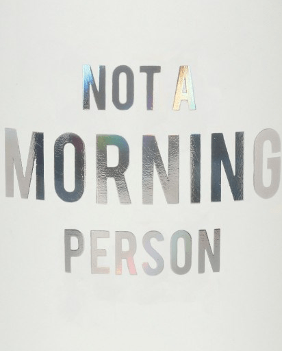 Not a Morning Person Money Mug - White | Evercreatures- Evercreatures® Official