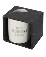 Not a Morning Person Money Mug - White | Evercreatures- Evercreatures® Official