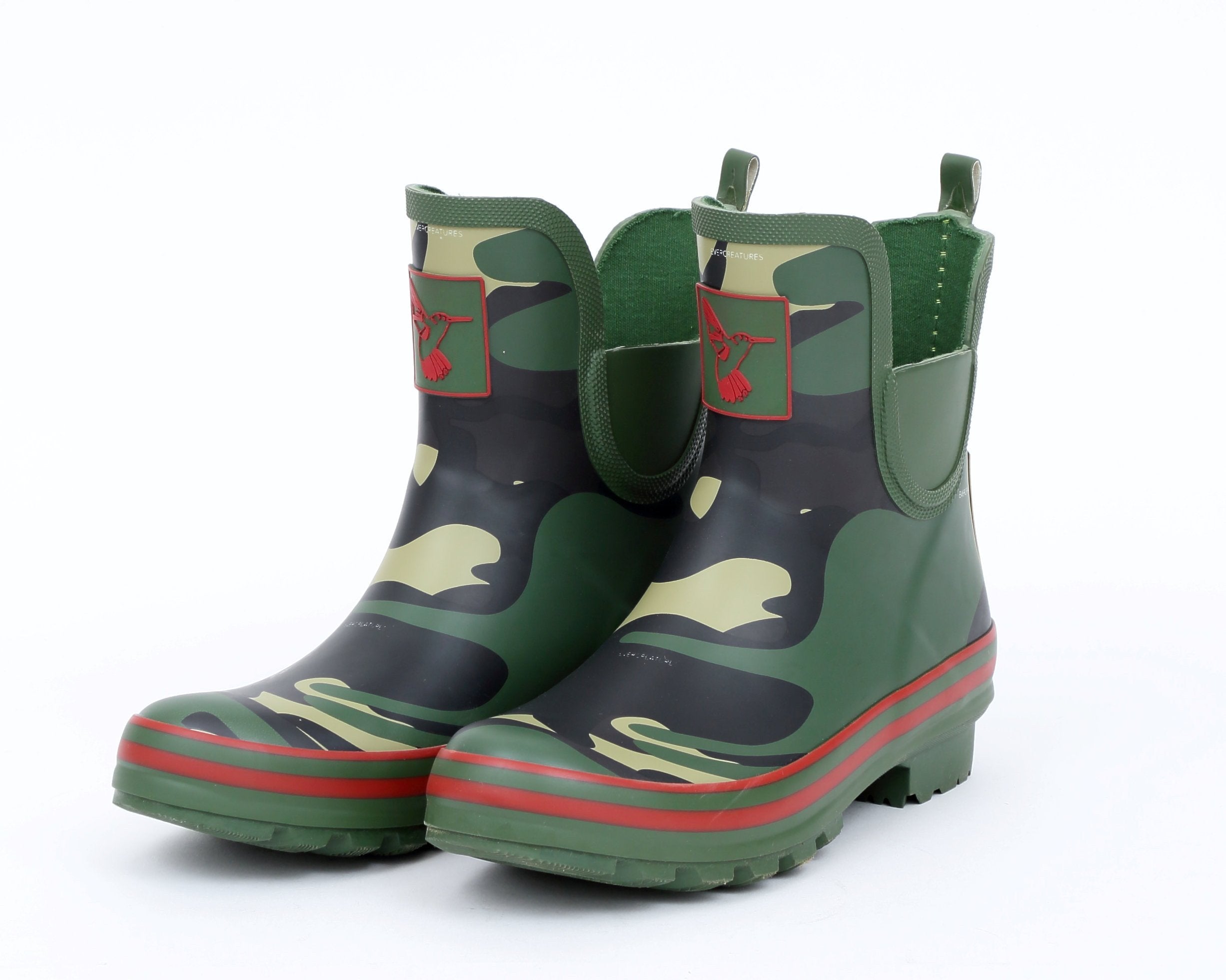 Evercreatures Camouflage Meadow Ankle Wellies | Evercreatures- Evercreatures® Official