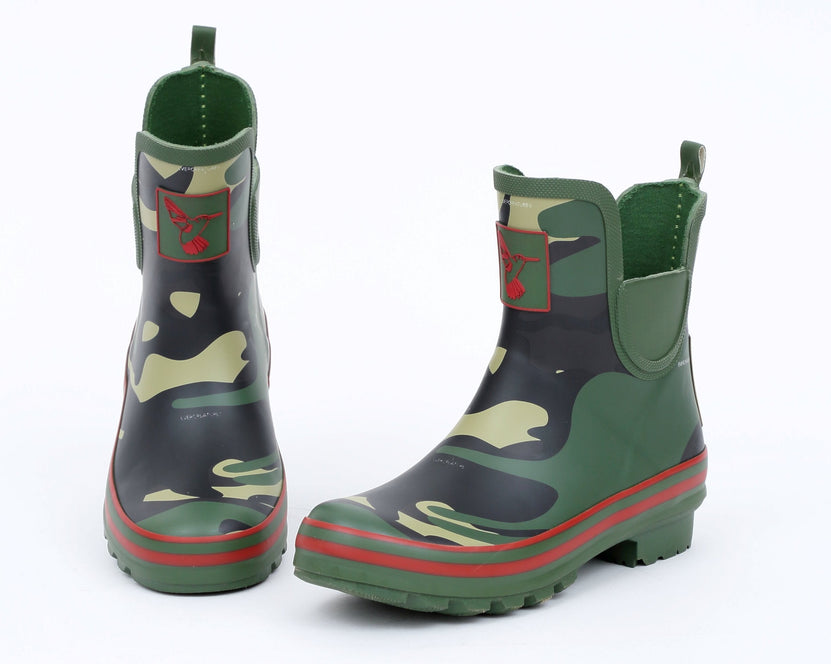 Evercreatures Camouflage Meadow Ankle Wellies | Evercreatures- Evercreatures® Official