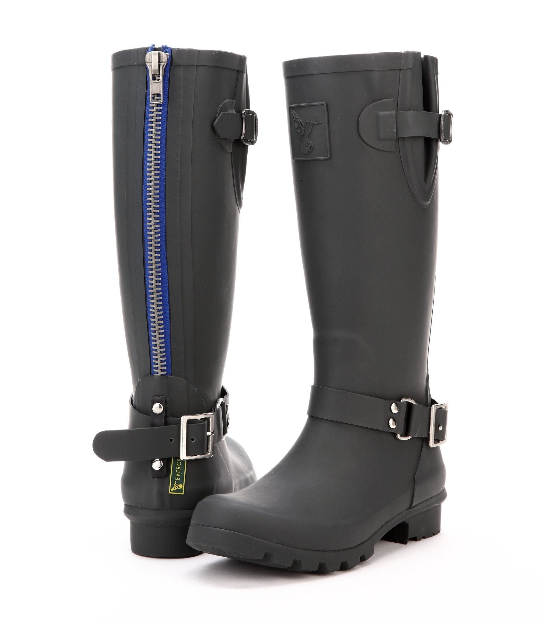 Evercreatures Triumph Charcoal Tall Wellies | Evercreatures- Evercreatures® Official