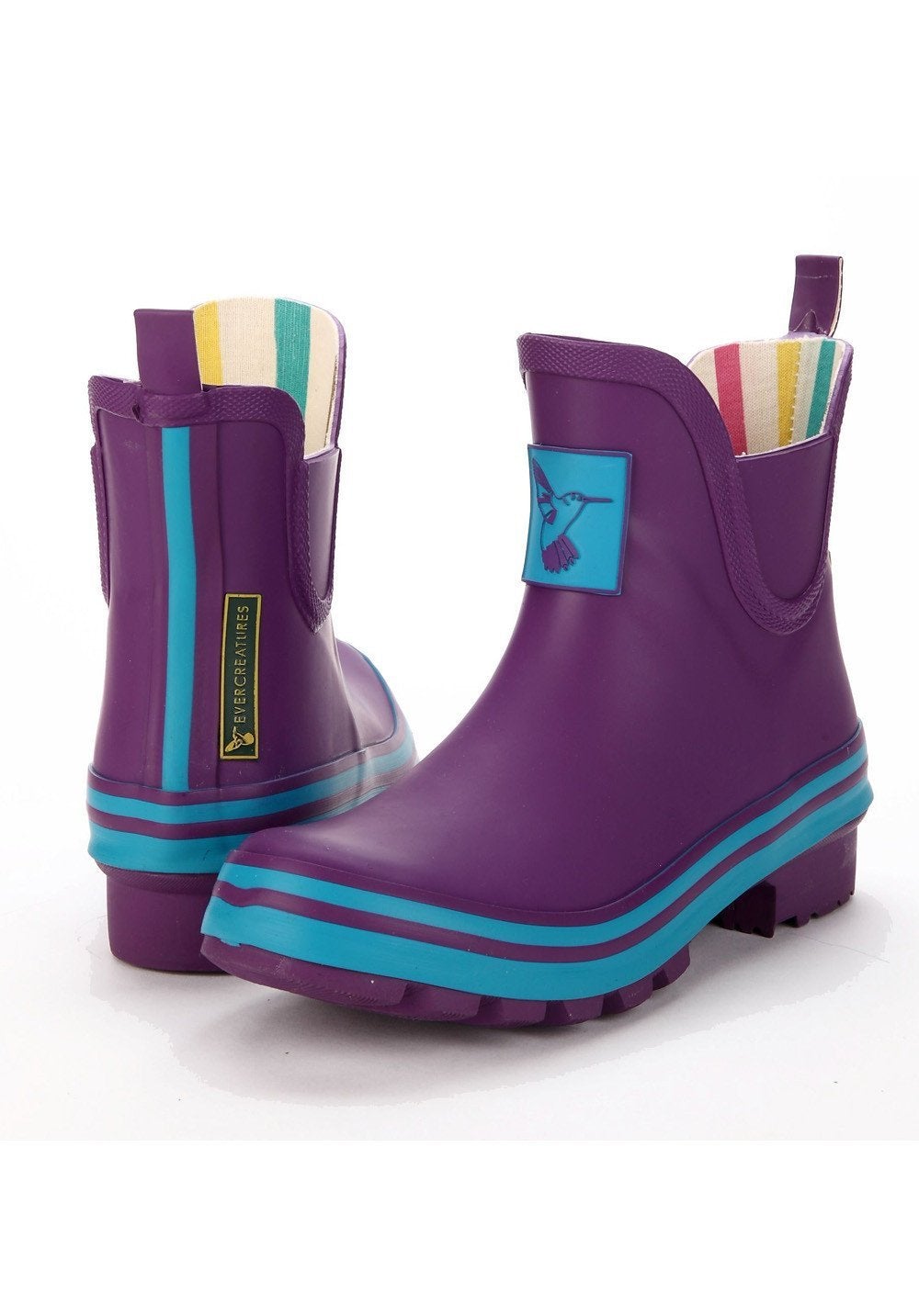 Evercreatures Eggplant Meadow Ankle Wellies | Evercreatures- Evercreatures® Official