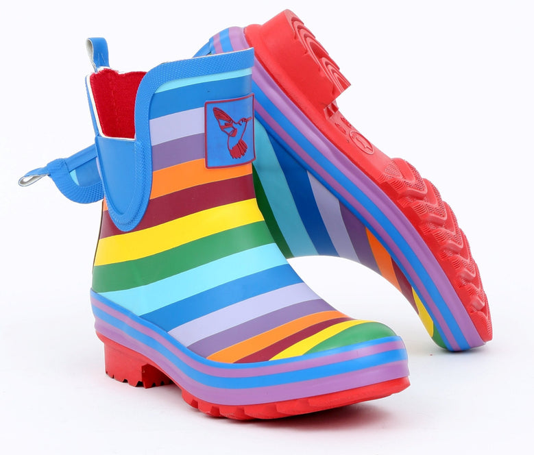 Evercreatures Rainbow Meadow Ankle Wellies | Evercreatures- Evercreatures® Official