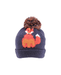 Foxy Knitted Pom Pom Hat - Navy | Evercreatures- Evercreatures® Official